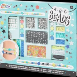 Action Bastelprodukte Für Kinder|Basteln<ABC Beads Schmuck-Set zum Basteln