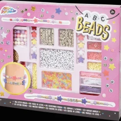 Action Bastelprodukte Für Kinder|Basteln<ABC Beads Schmuck-Set zum Basteln
