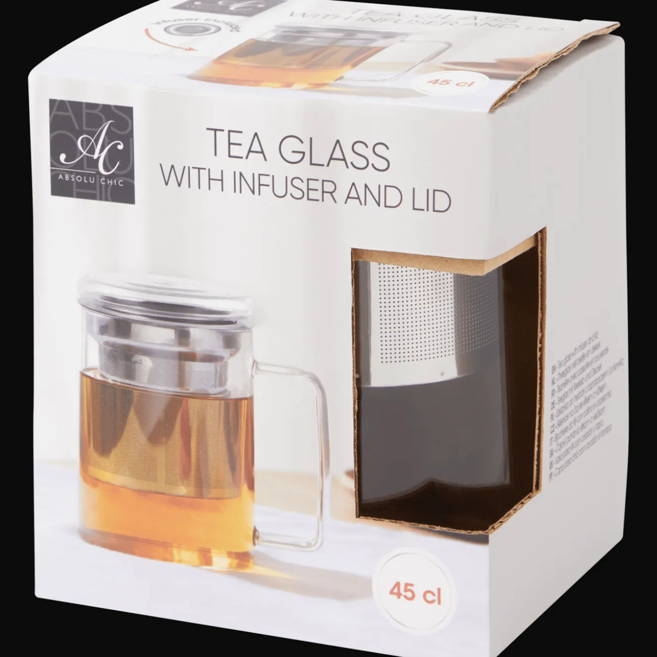 Action Gläser|Tabletts<Absolu Chic Teeglas mit Sieb und Deckel