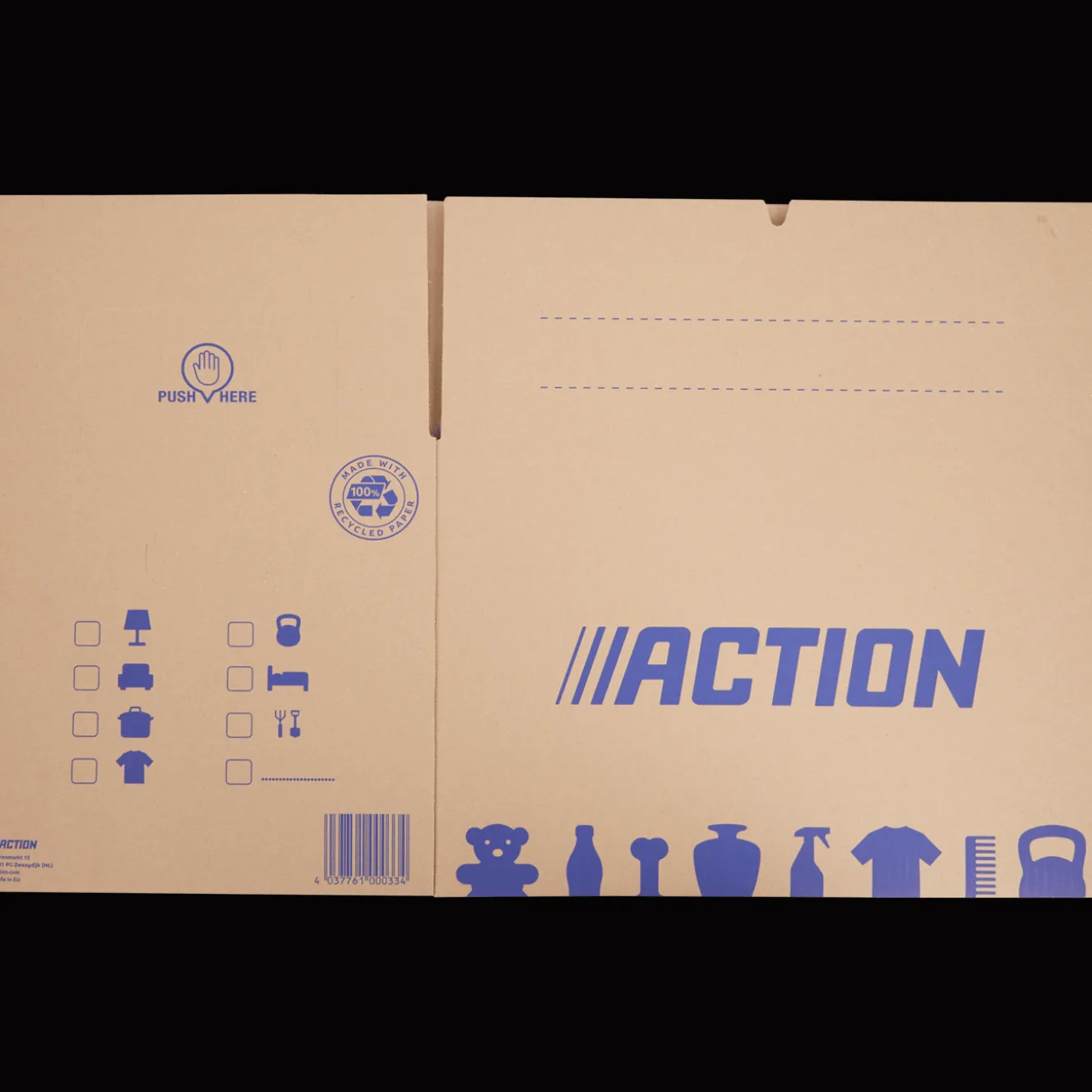 Action Aufbewahrungsboxen<Umzugskarton