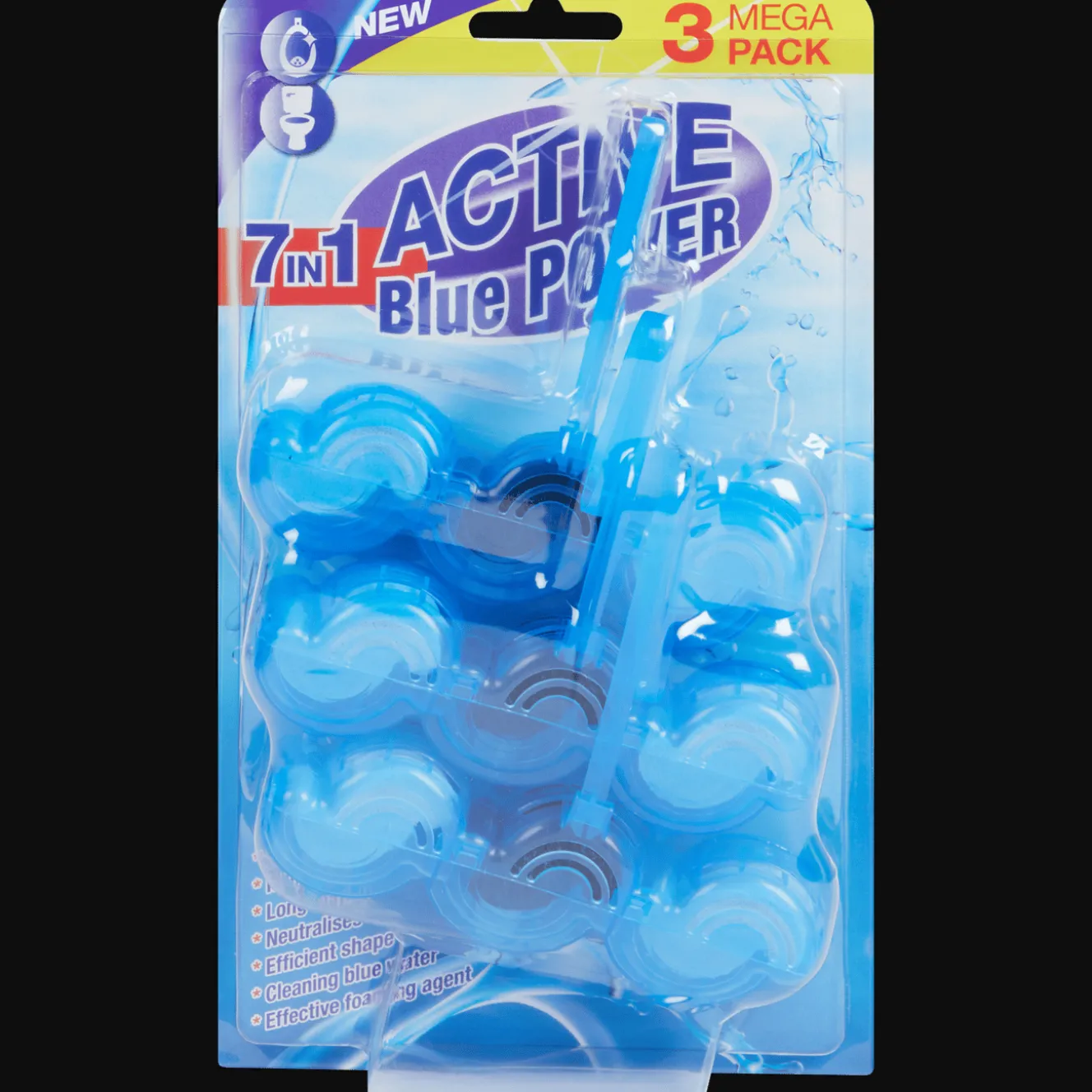 Action Reinigungsmittel<Active Turqoise Power WC-Erfrischer 7-in-1