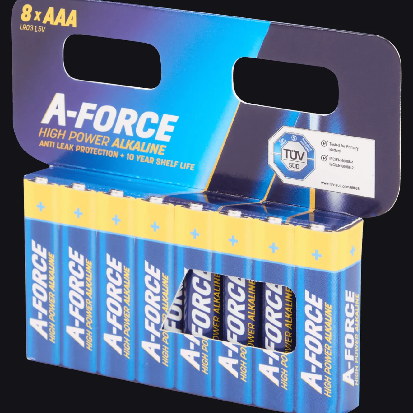 A-Force Batterien<High Power Alkaline Batterien AAA