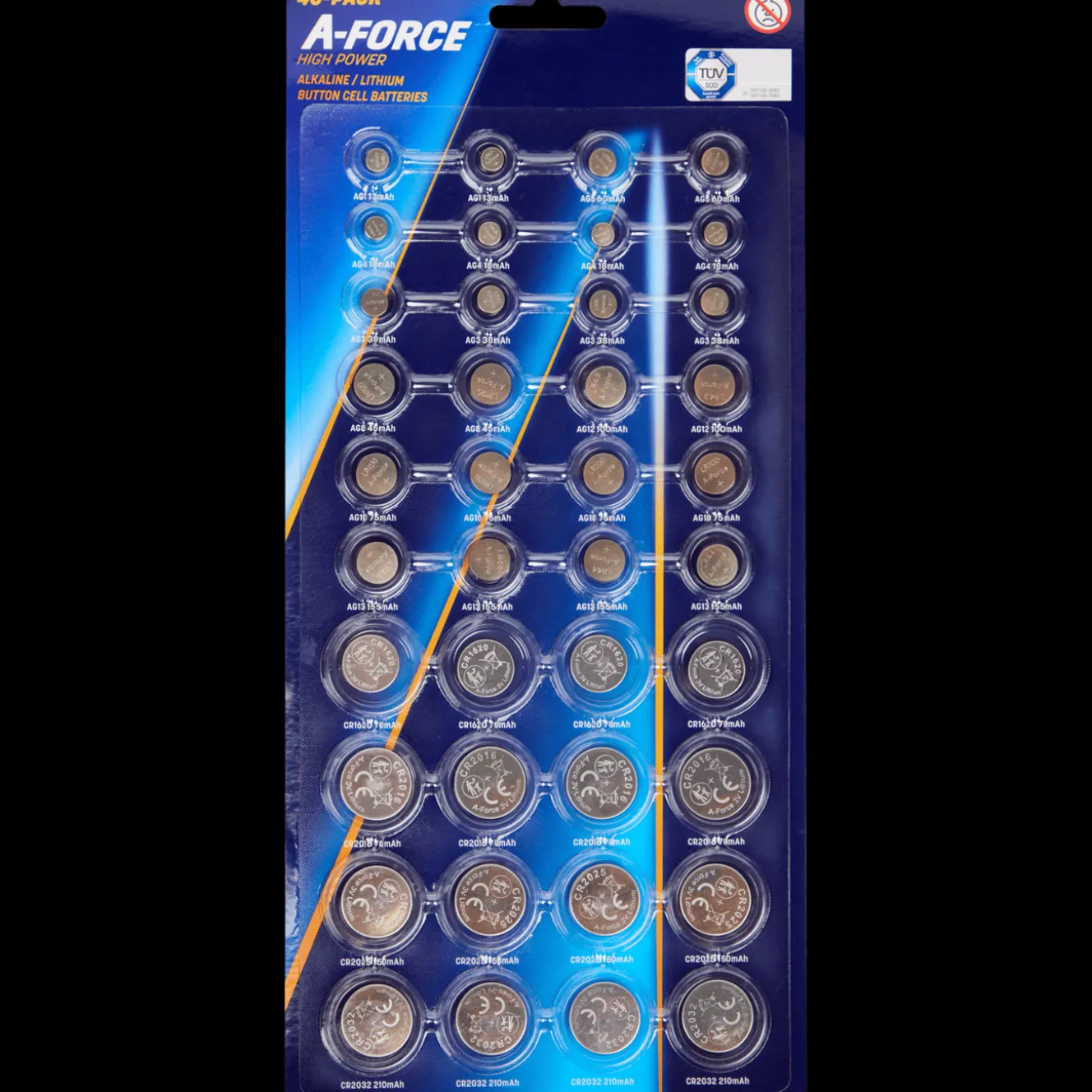 A-Force Batterien<Knopfzellen