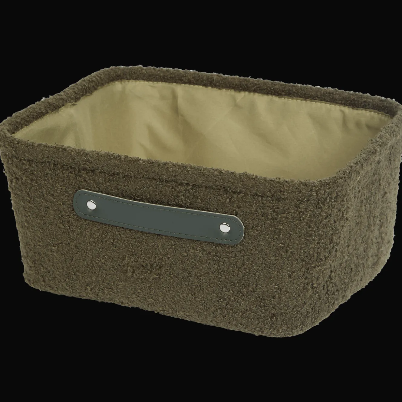 Action Wohnaccessoires<Aufbewahrungskorb mit Teddystoff
