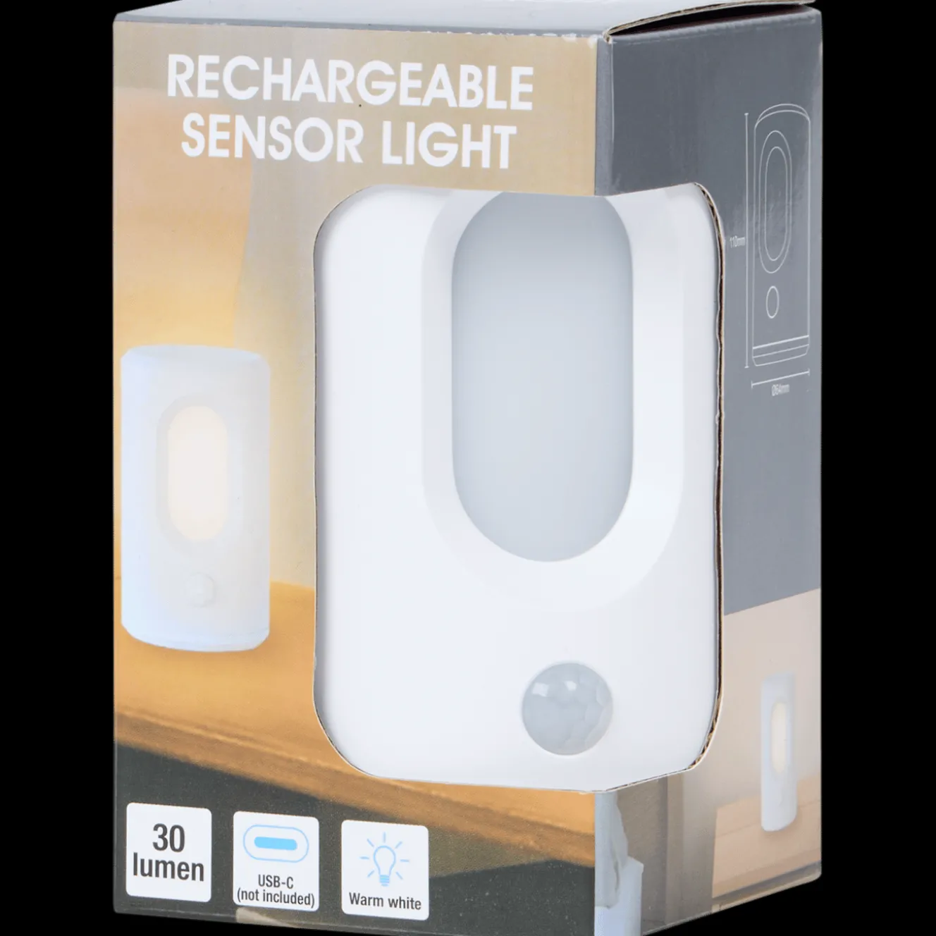 Action Lampen<Aufladbare Lampe mit Sensor