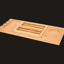 Action Wohnaccessoires<Ausziehbares Bambus-Badregal