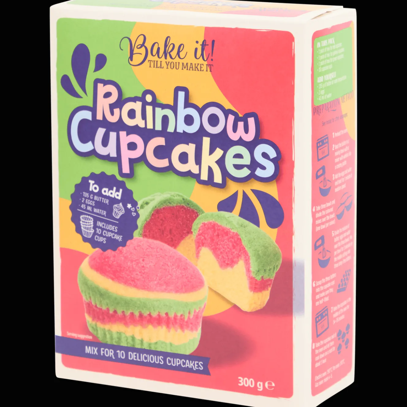Action Kochen & Backen<Bake it! Einhorn/Regenbogen-Cupcakes