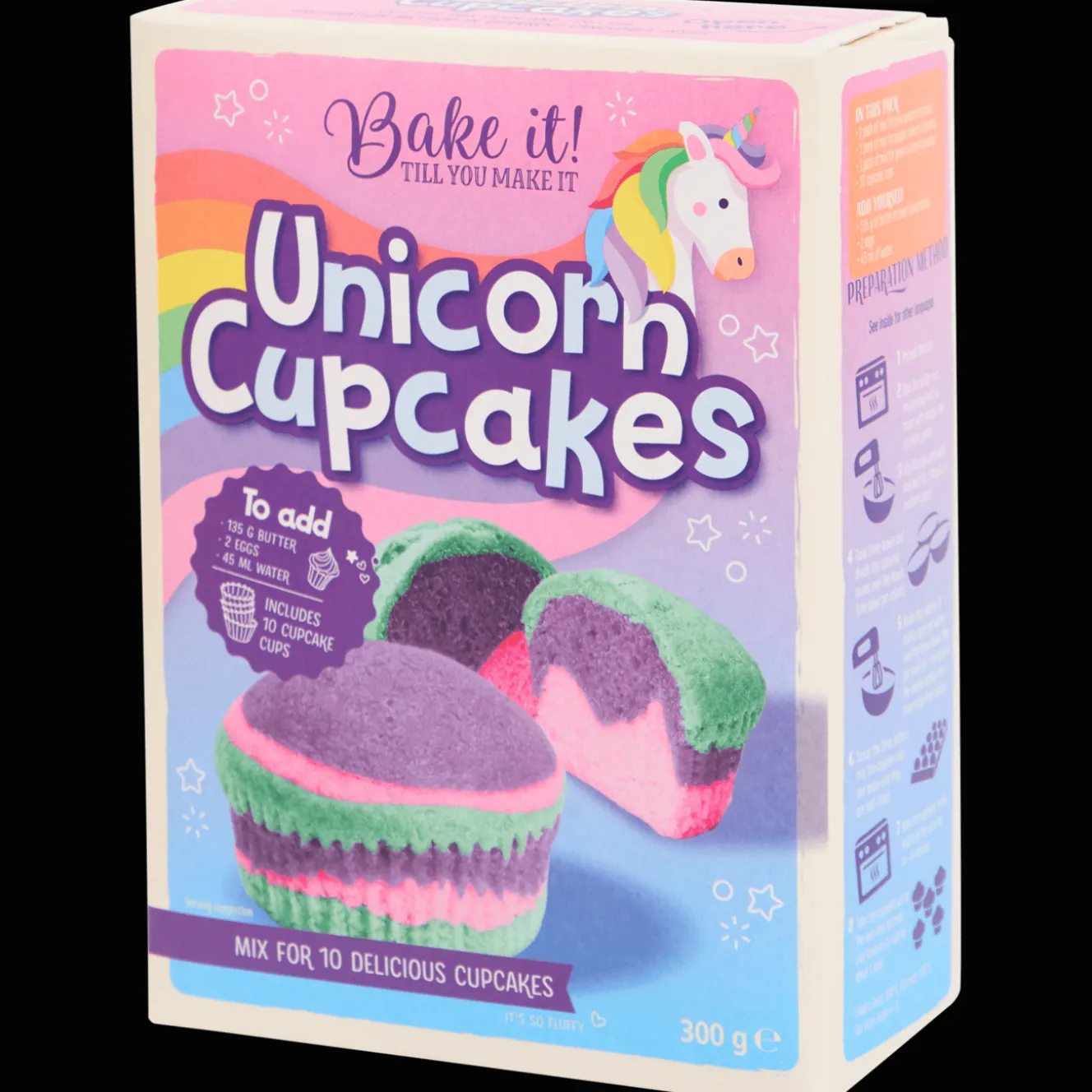 Action Kochen & Backen<Bake it! Einhorn/Regenbogen-Cupcakes