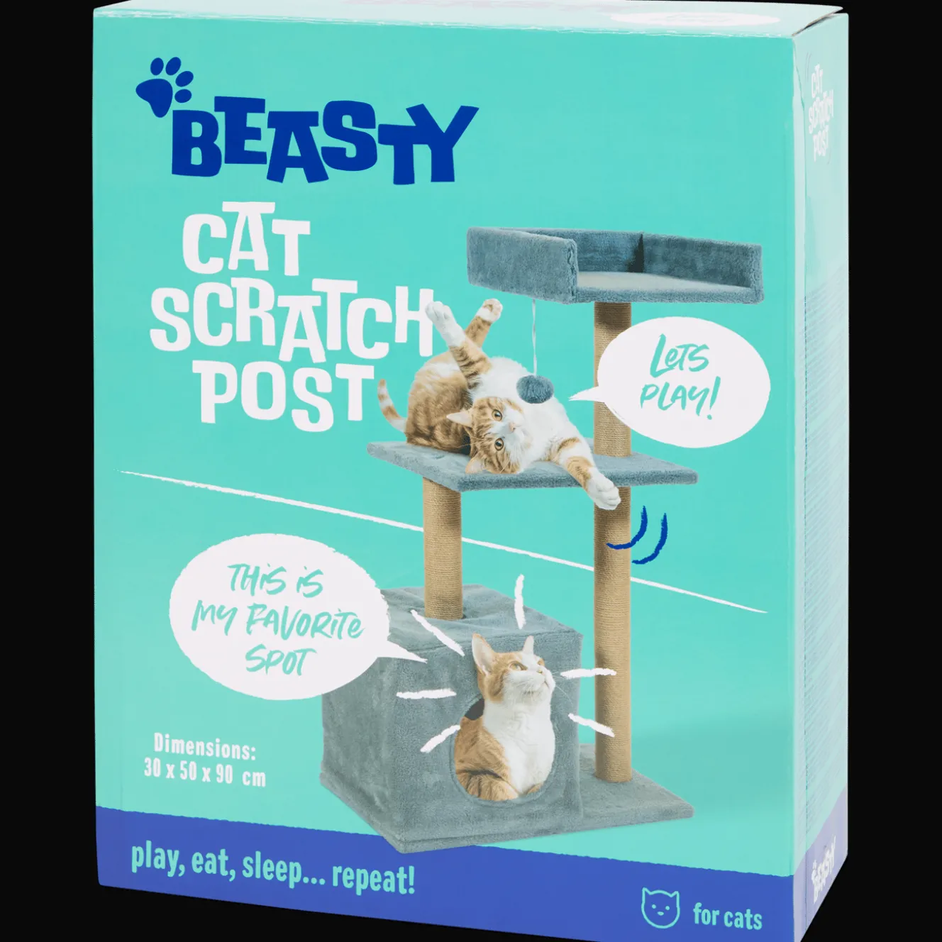 Action Spielzeug<Beasty Katzenkratzbaum mit Kratzpfosten