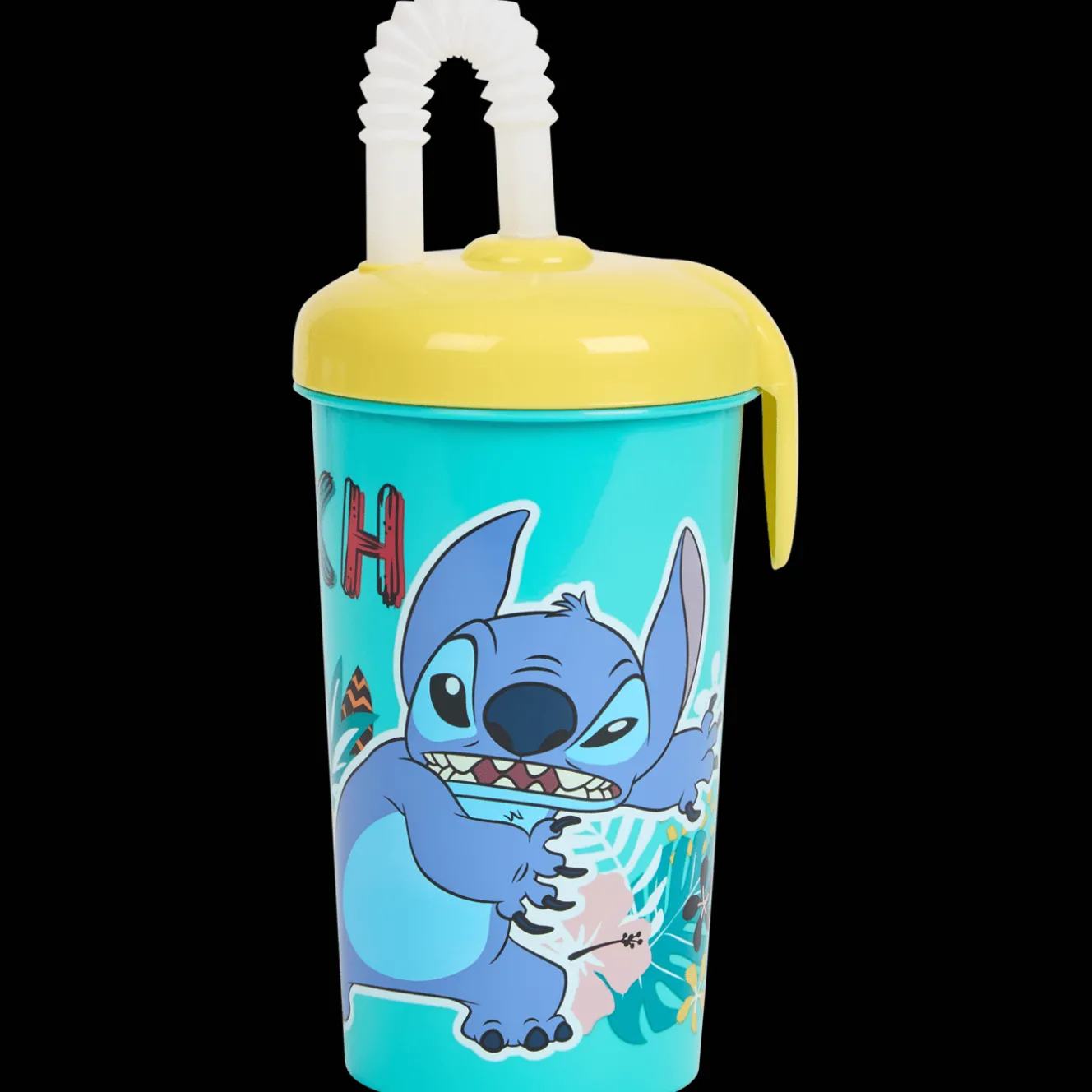 Action Gläser<Becher mit Trinkhalm
