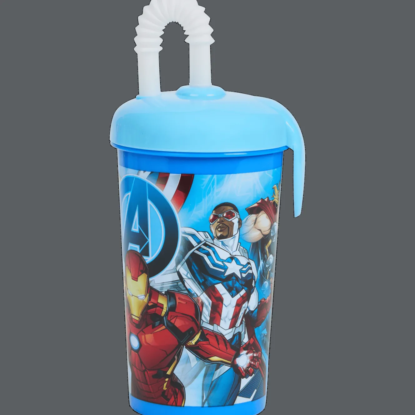 Action Gläser<Becher mit Trinkhalm