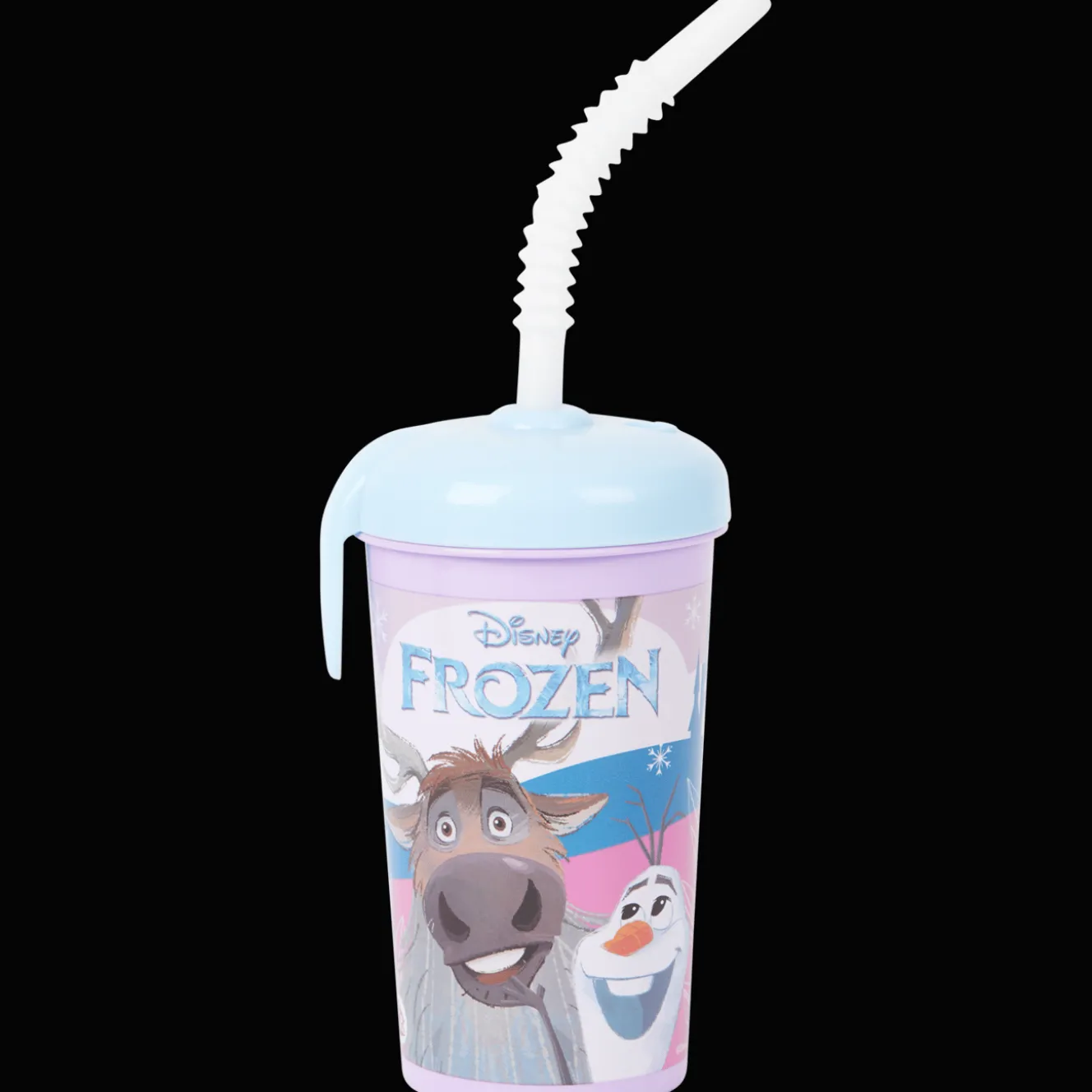 Action Gläser<Becher mit Trinkhalm