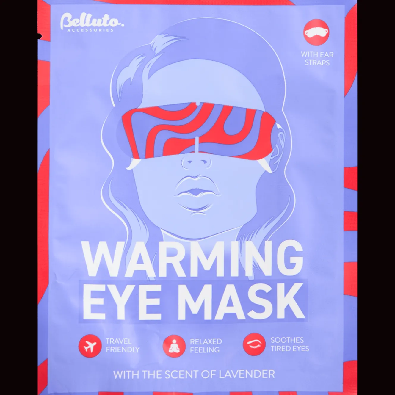 Action Gesichtspflege<Belluto Accessories Wärmende Augenmaske Lavendel