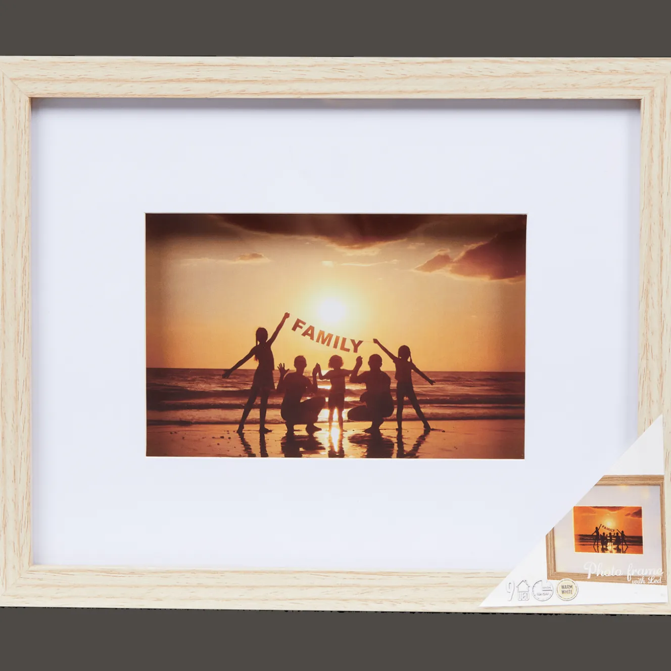 Action Fotorahmen<Bilderrahmen mit LED-Beleuchtung