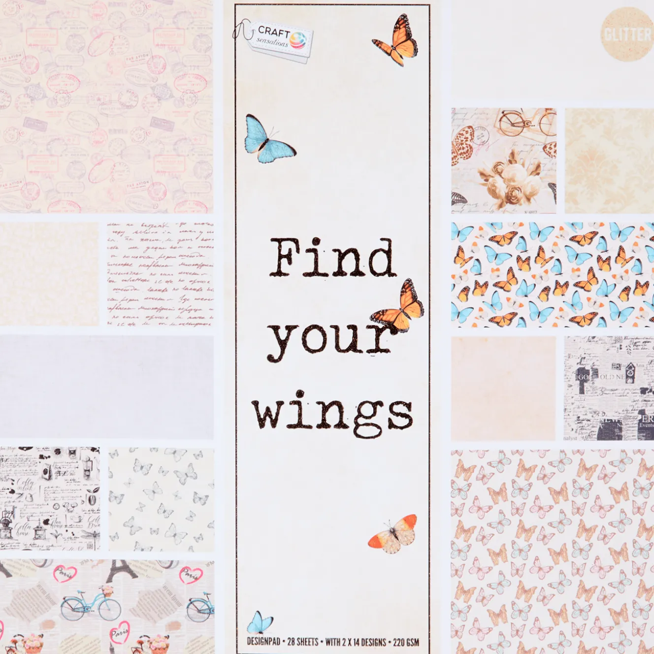 Action Papier & Notizbücher<Craft Sensations Design-Block