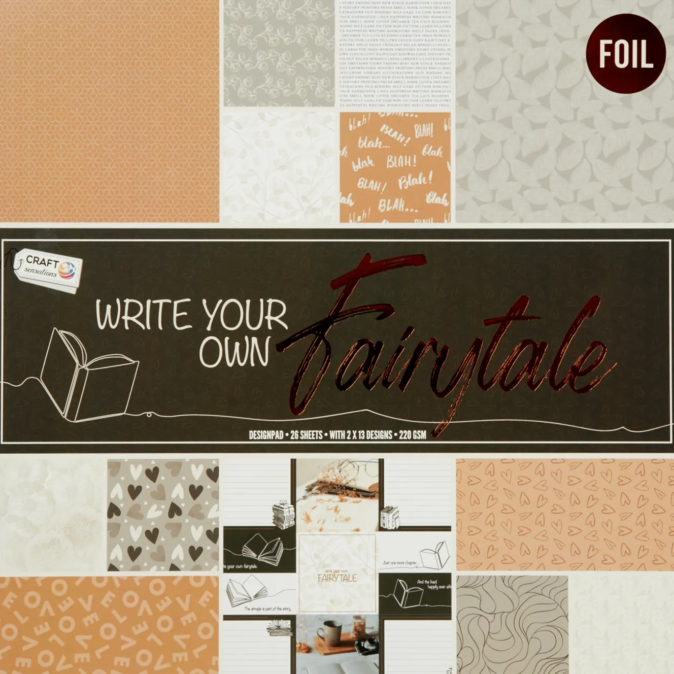 Action Papier & Notizbücher<Craft Sensations Design-Block