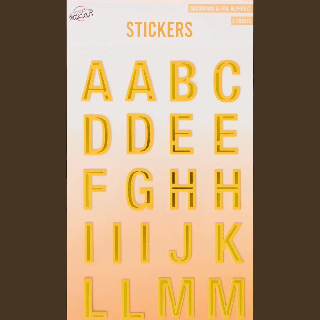 Action Basteln<Craft Universe Buchstabensticker