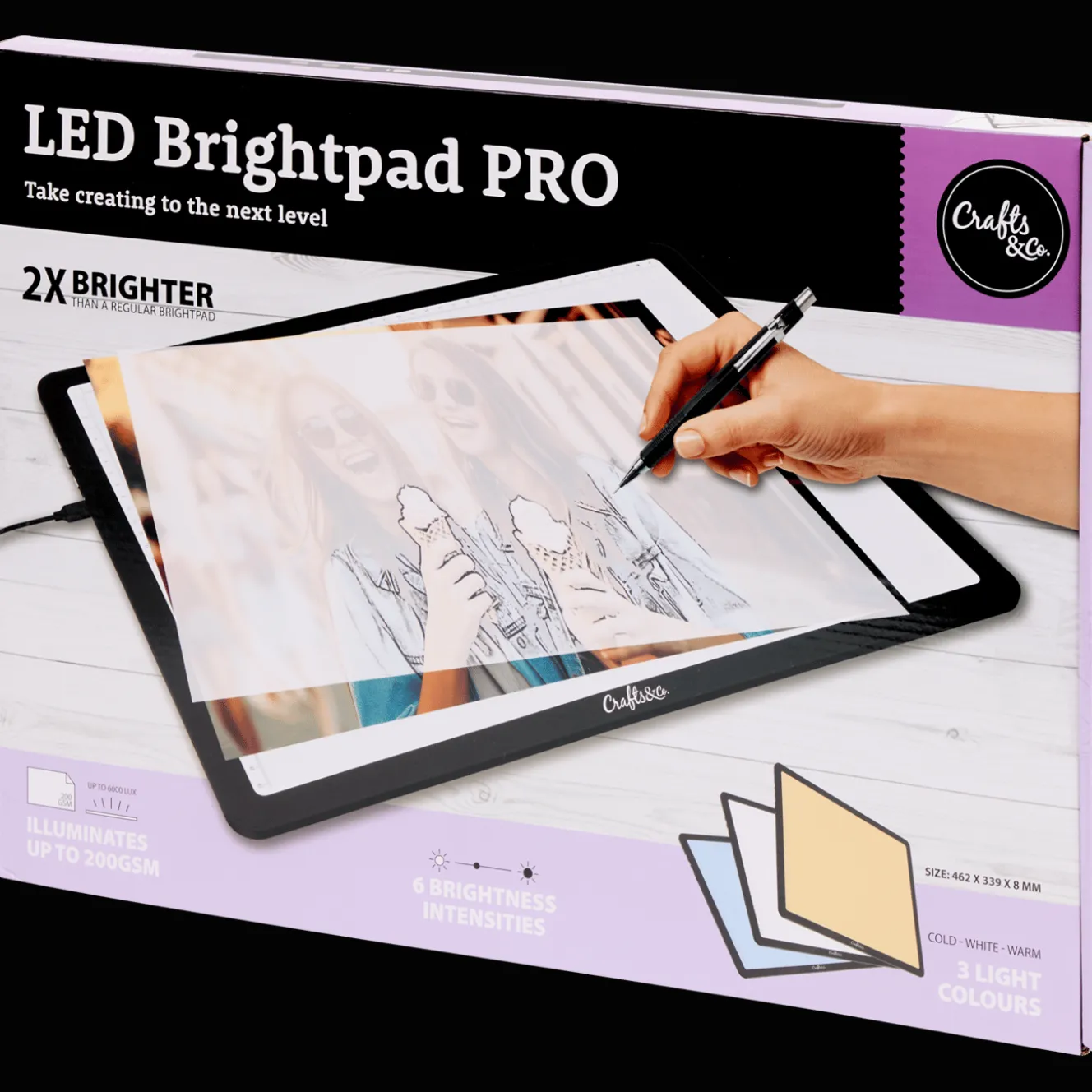 Action Ausmalen & Zeichnen|Basteln<Crafts & Co XL-LED-Brightpad