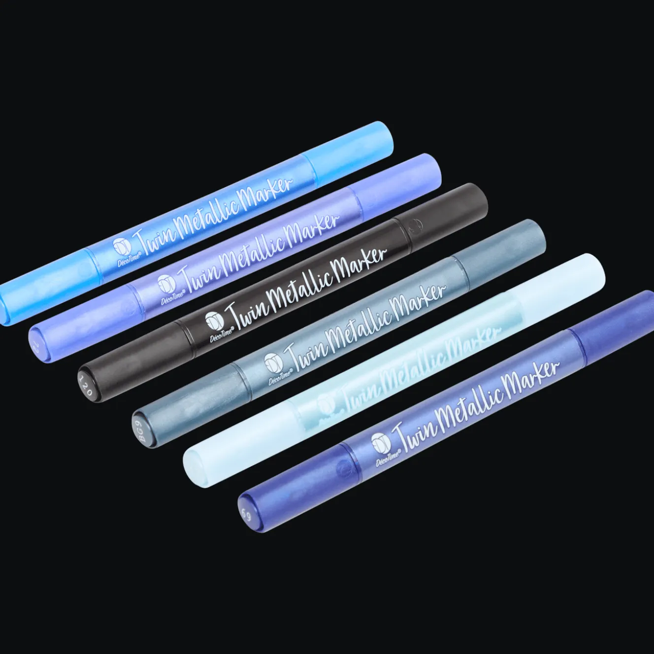 Action Schreibwaren<DécoTime Metallic-Twinmarker
