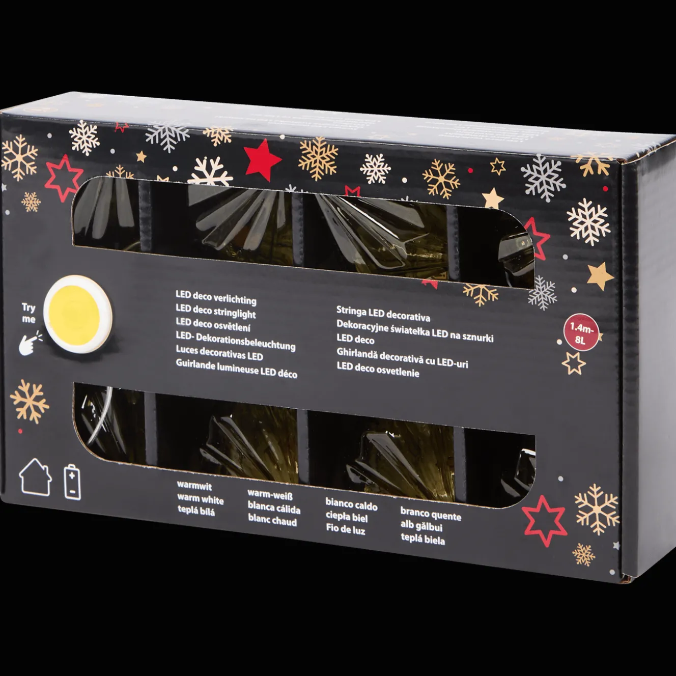 Action Saisondekoration<Diamant-Lichterkette