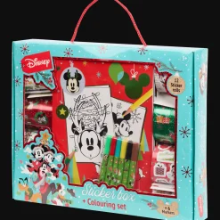 Action Basteln<Disney Weihnachtsmalbuch mit Stickern