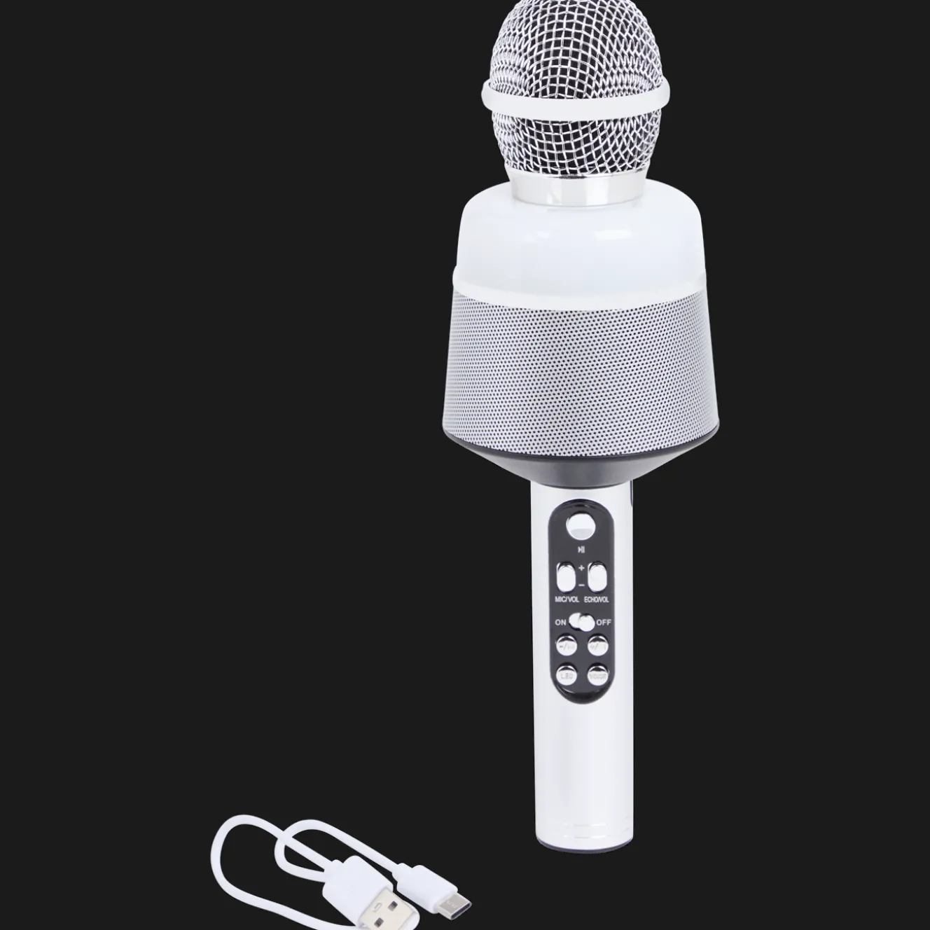 Action Multimedia-Zubehör<Drahtloses Karaoke-Mikrofon mit Licht