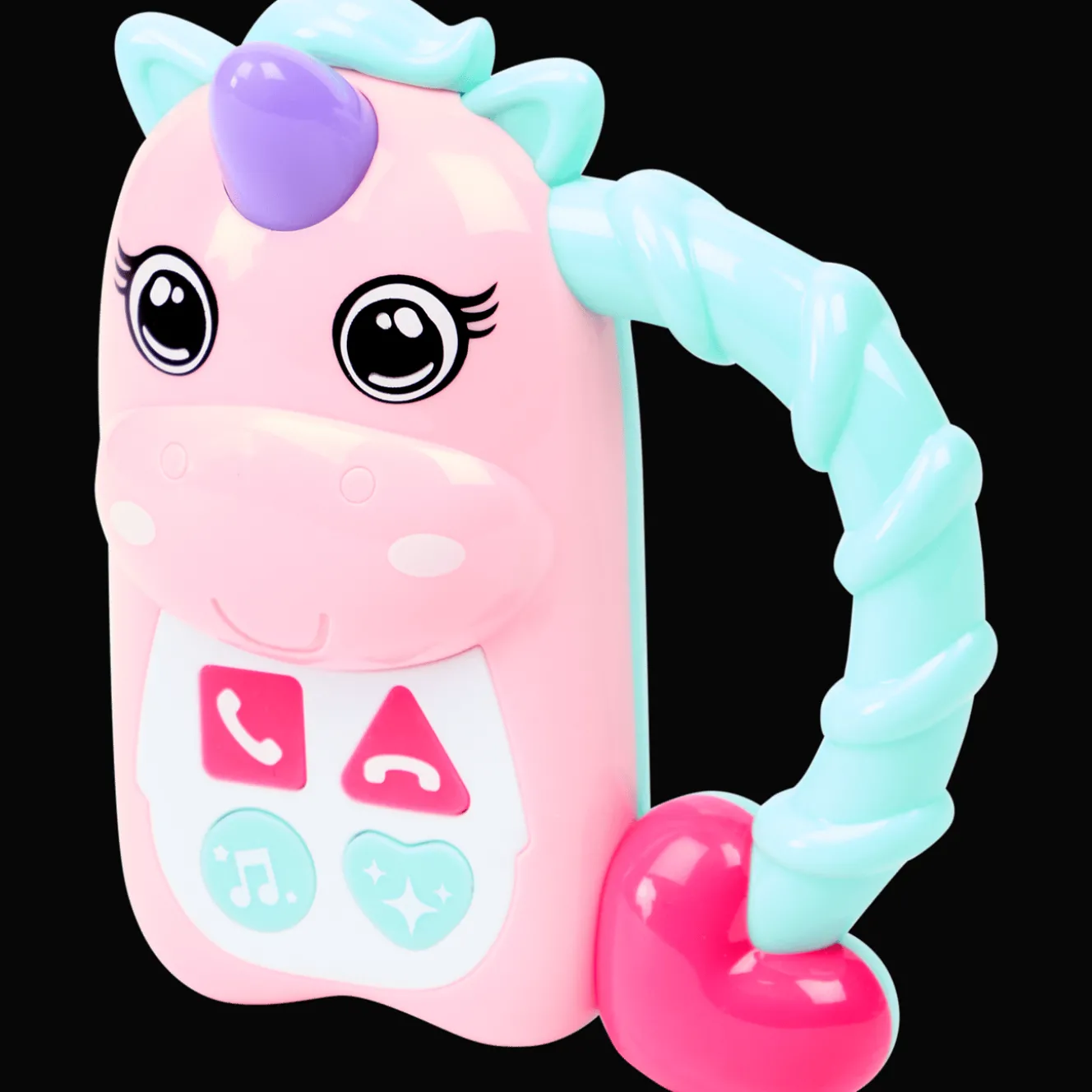 Action Babyspielzeug<Einhorn-Spielzeugtelefon