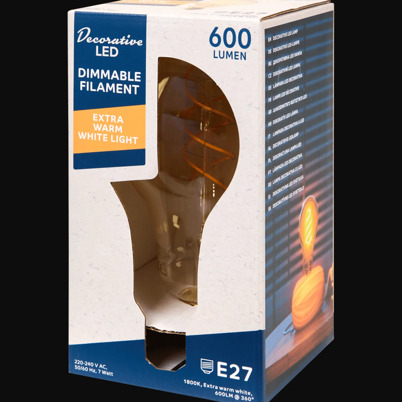 Action Beleuchtung<Eurodomest Retro-Filament-LED-Lampe