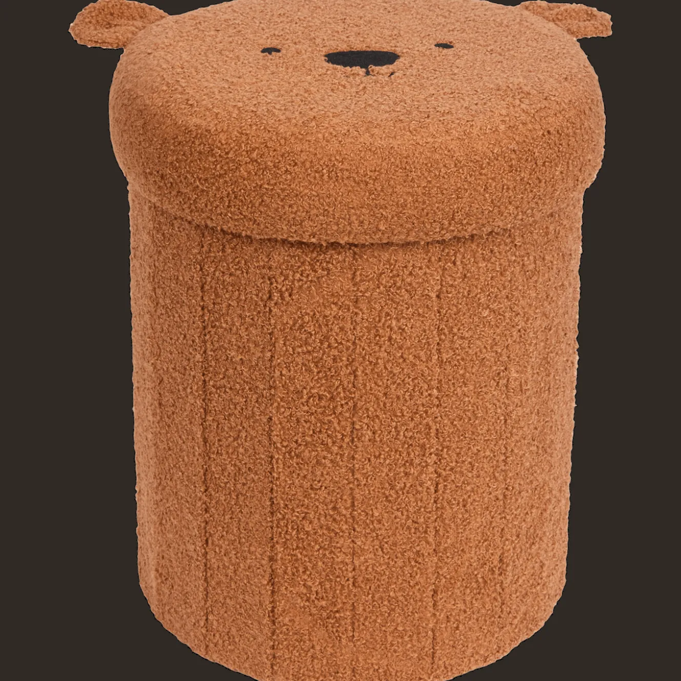 Action Wohnaccessoires<Faltbarer Aufbewahrungshocker Teddyplüsch
