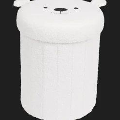 Action Wohnaccessoires<Faltbarer Aufbewahrungshocker Teddyplüsch