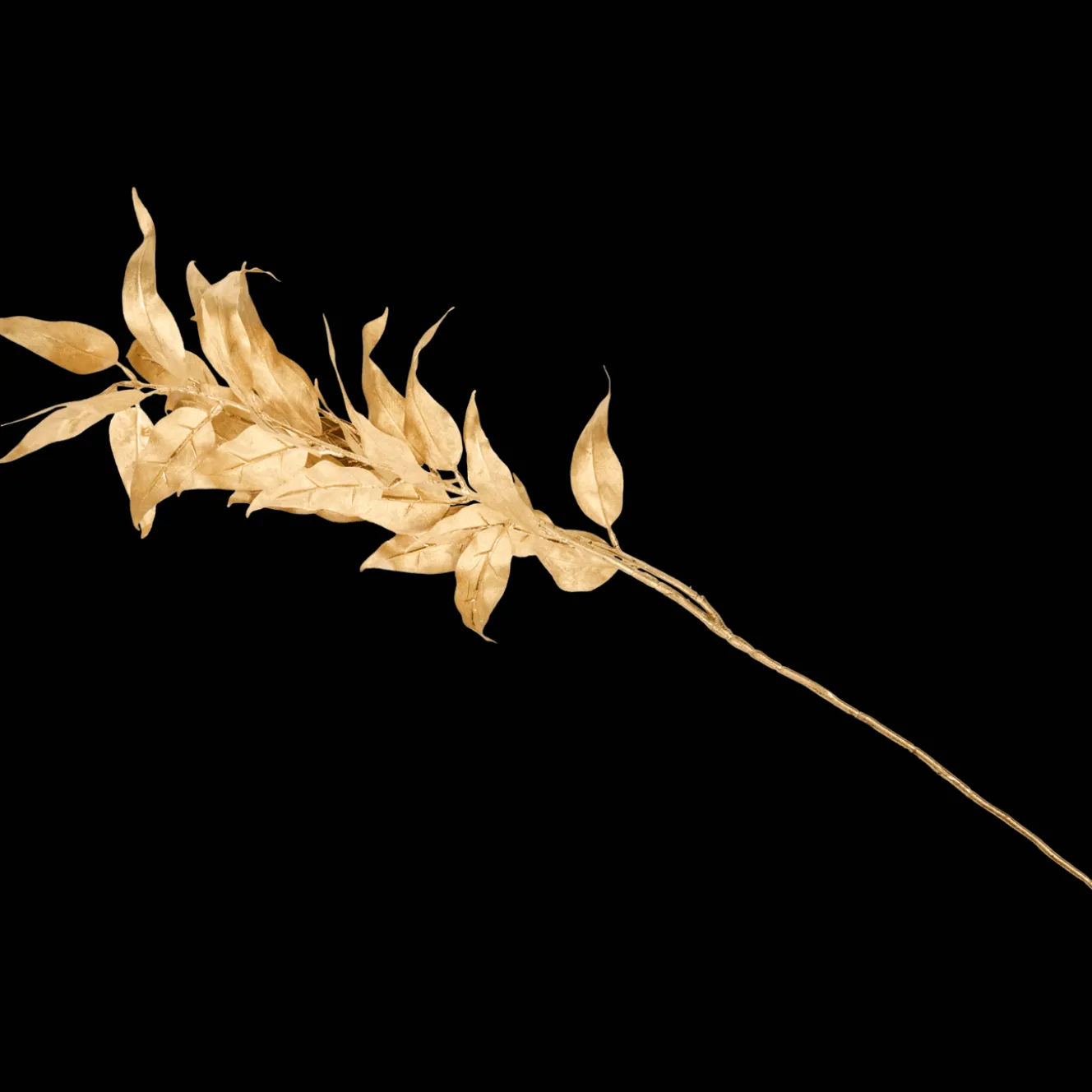 Action Kunstpflanzen & -Blumen<Goldfarbener Kunstzweig