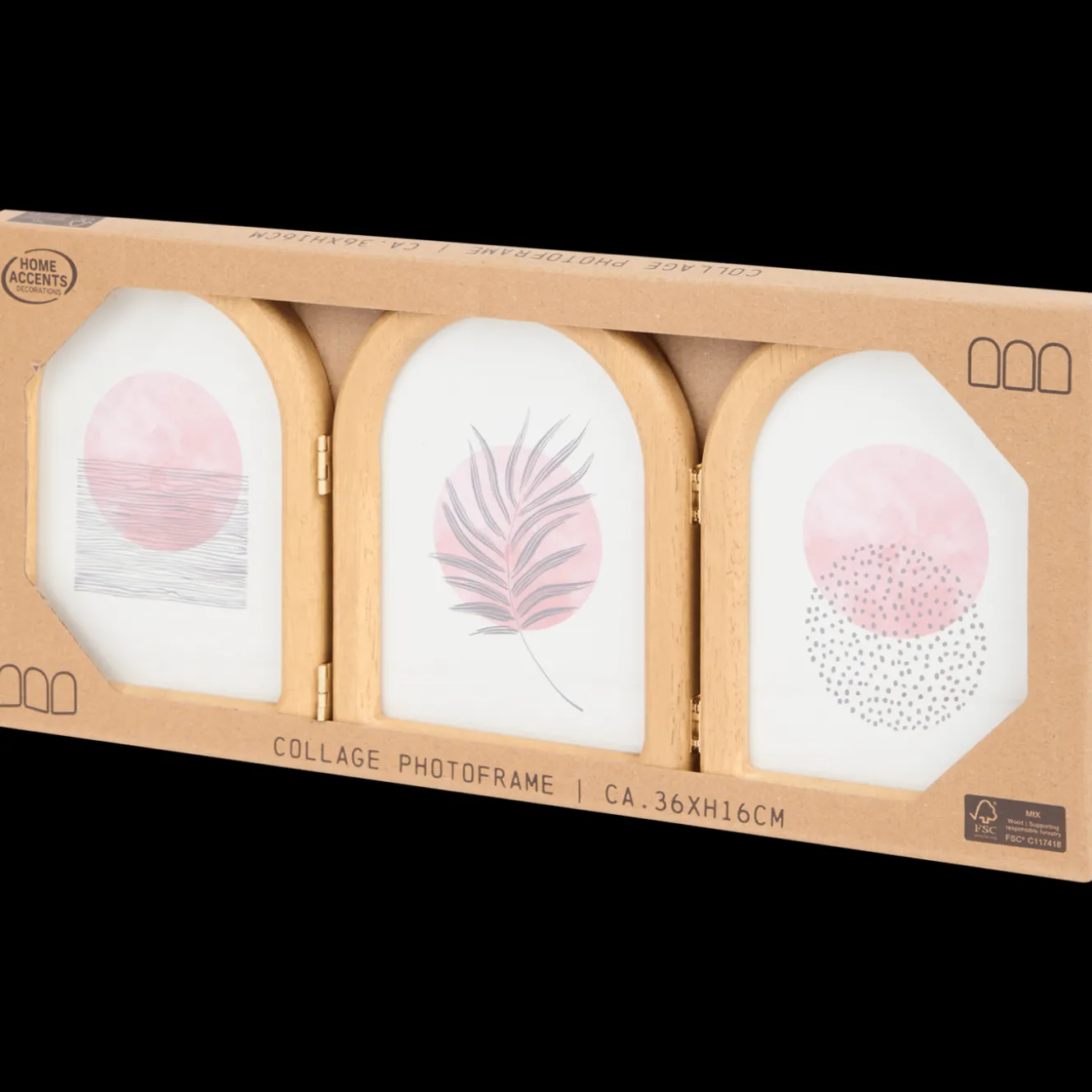 Action Fotorahmen<Home Accents Dreifach-Bilderrahmen