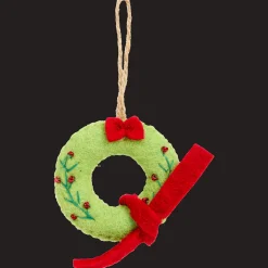 Action Saisondekoration<Home Accents Filz-Weihnachtsanhänger
