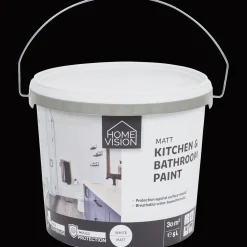 Action Farbe<Home Vision Bad- und Küchenfarbe Mattweiß