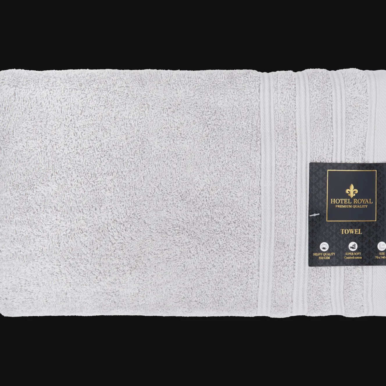 Hotel Royal Badtextilien<Badetuch Hellgrau