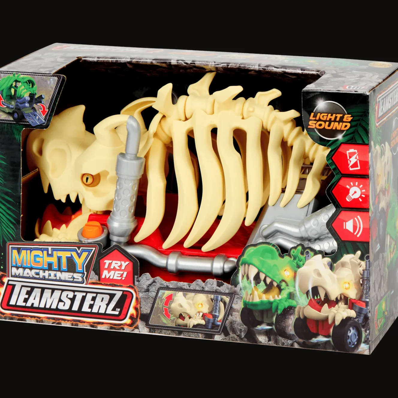 Action Fahrzeuge<HTI Teamsterz Mighty Machines Dinotruck
