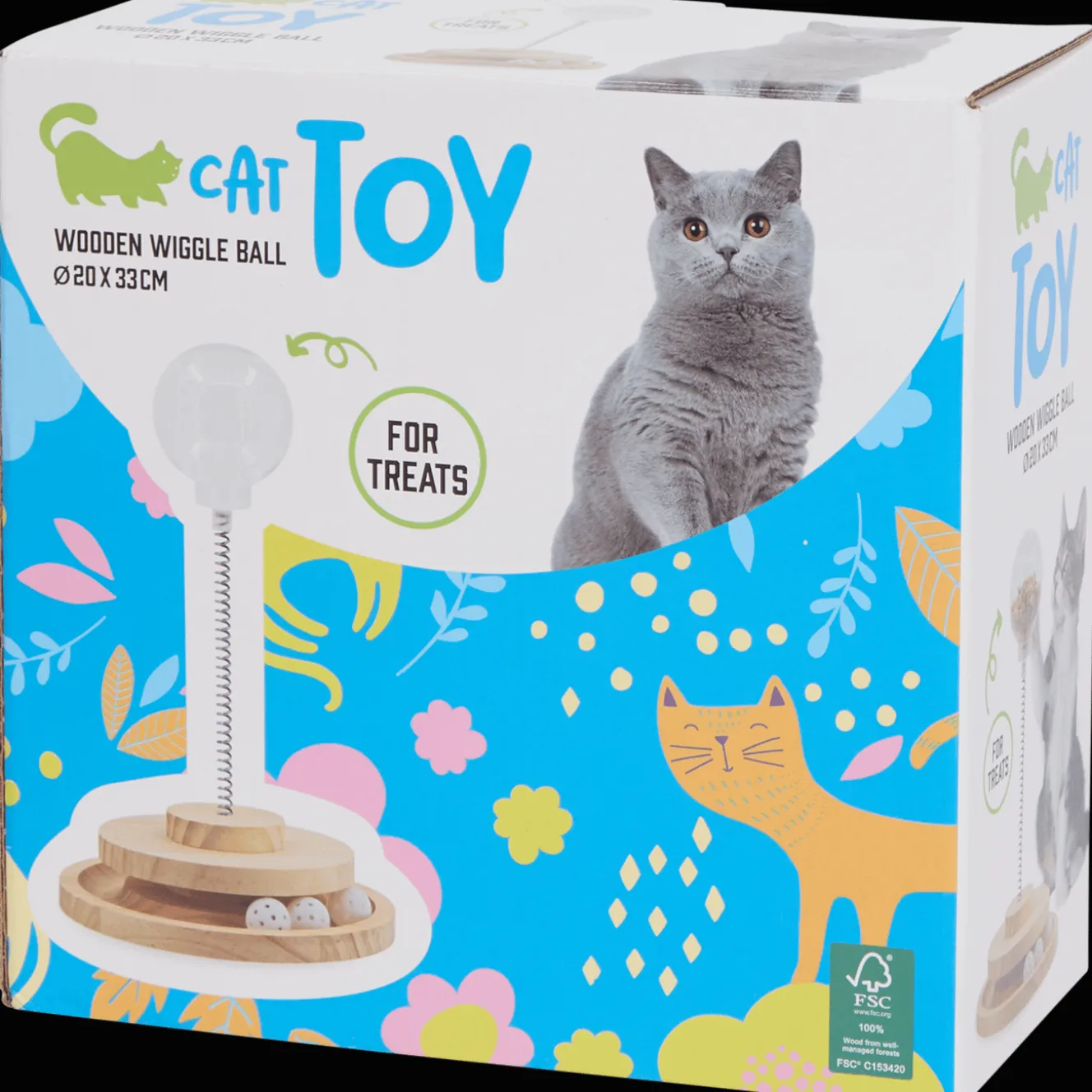 Action Spielzeug<Katzenspielzeug mit Kugeln