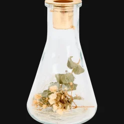 Action Kerzenhalter<Kerzenhalter mit Trockenblumen