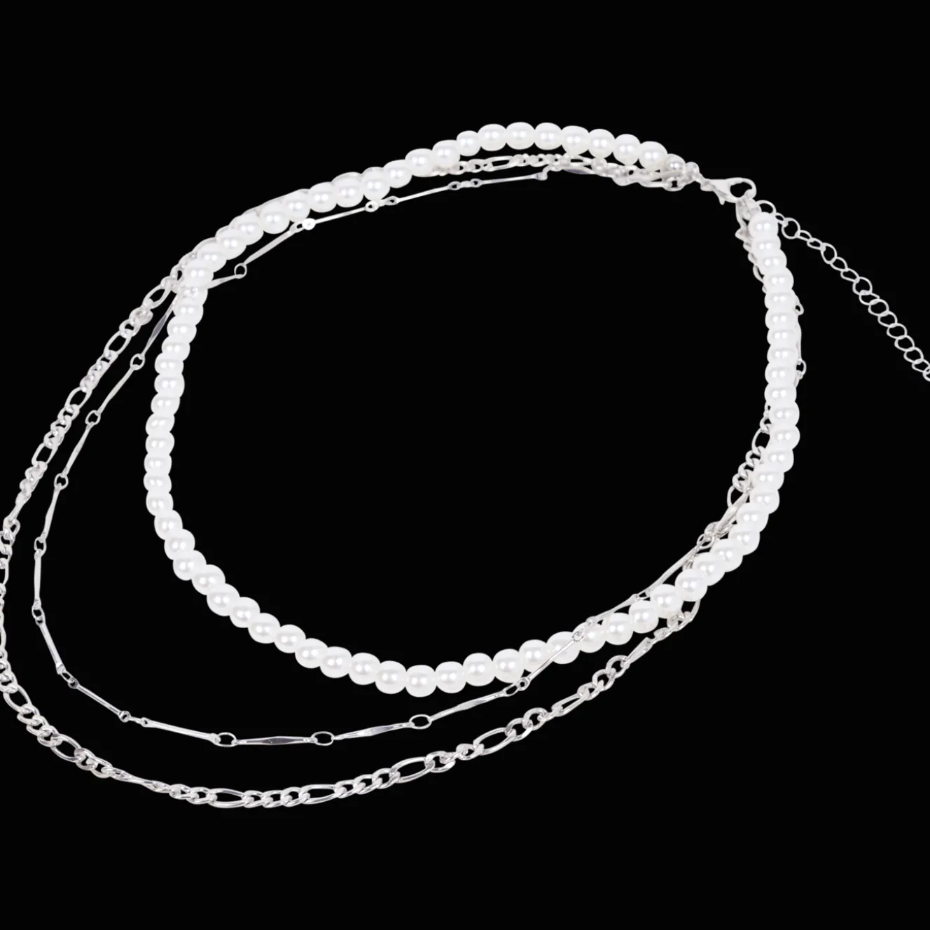 Action Uhren & Schmuck<Kette mit Perlen