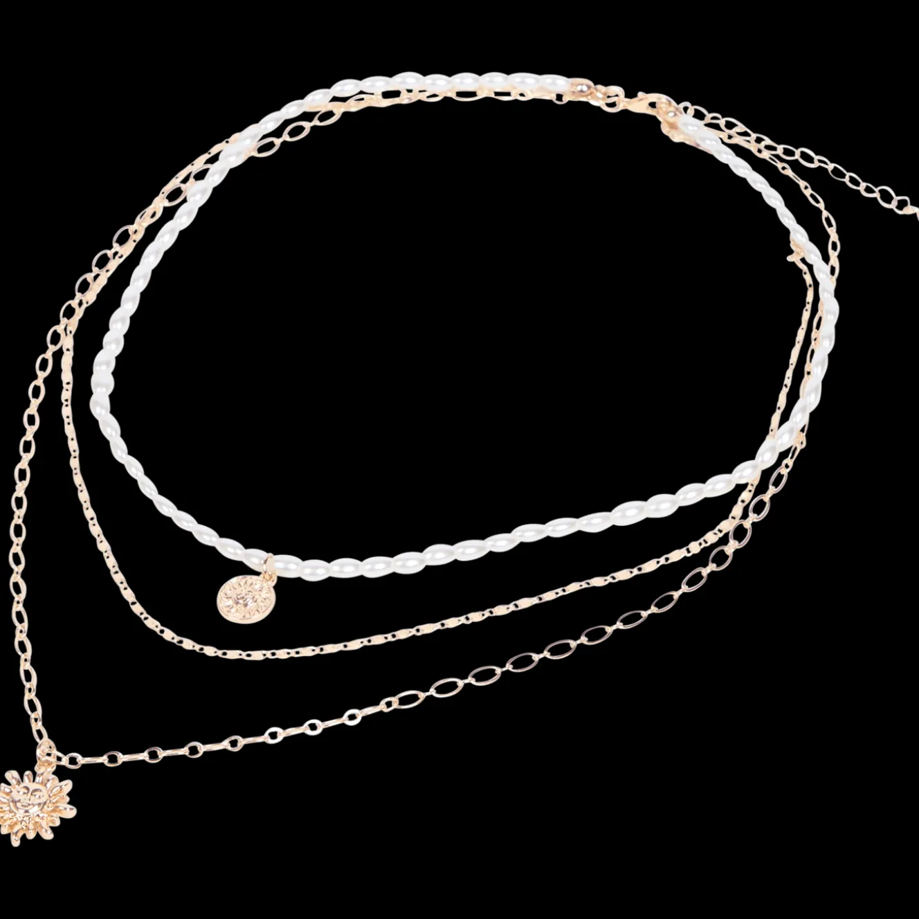 Action Uhren & Schmuck<Kette mit Perlen