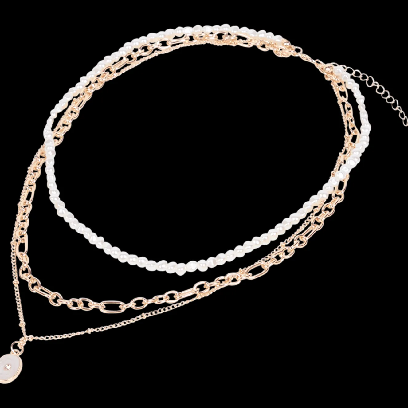 Action Uhren & Schmuck<Kette mit Perlen