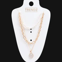 Action Uhren & Schmuck<Kette mit Perlen