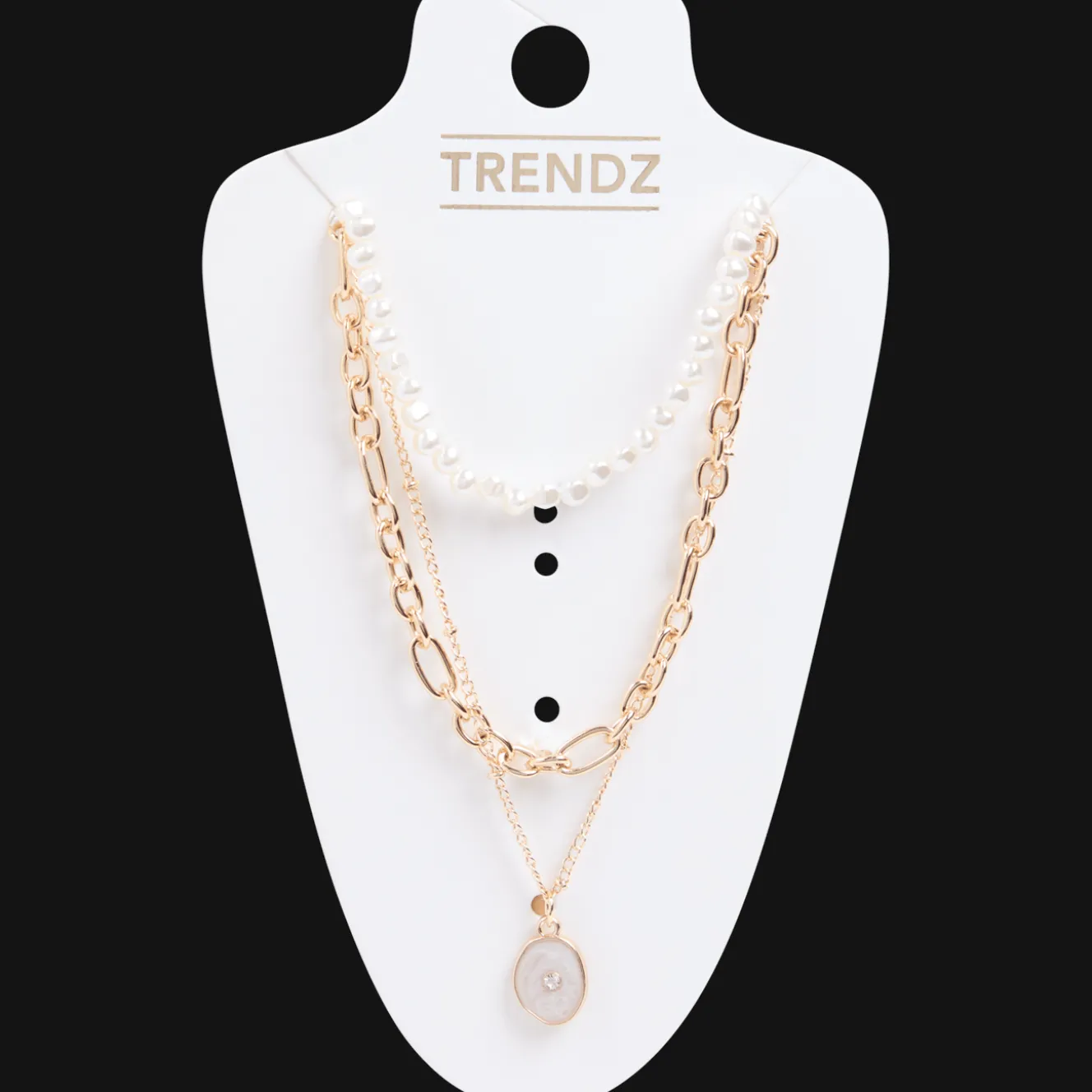 Action Uhren & Schmuck<Kette mit Perlen