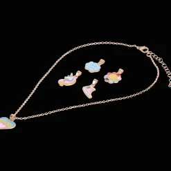 Action Uhren & Schmuck<Kinder-Halskette mit austauschbaren Anhängern