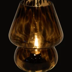 Action Lampen<LED-Lampe aus Glas