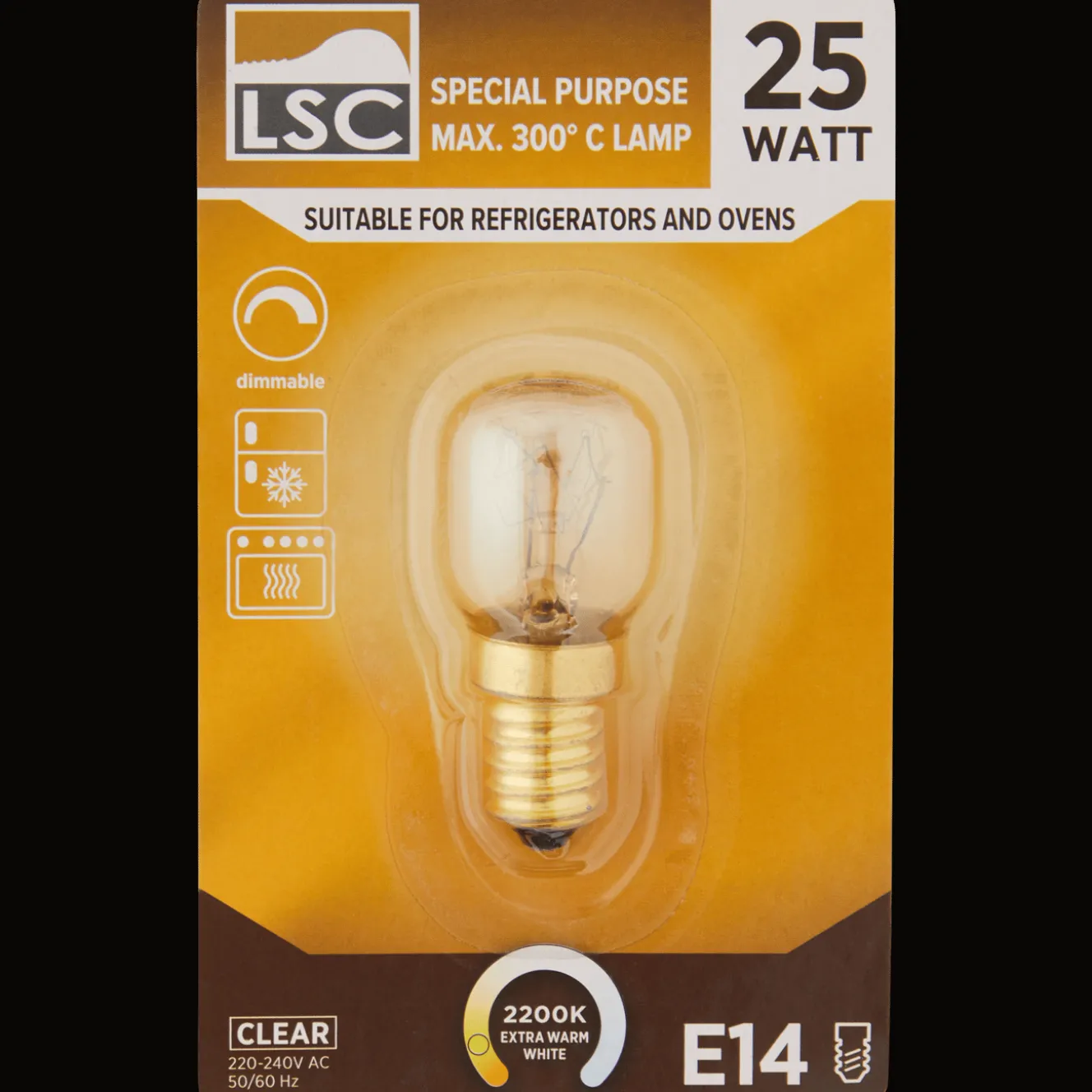 LSC Beleuchtung<Backofenlampe