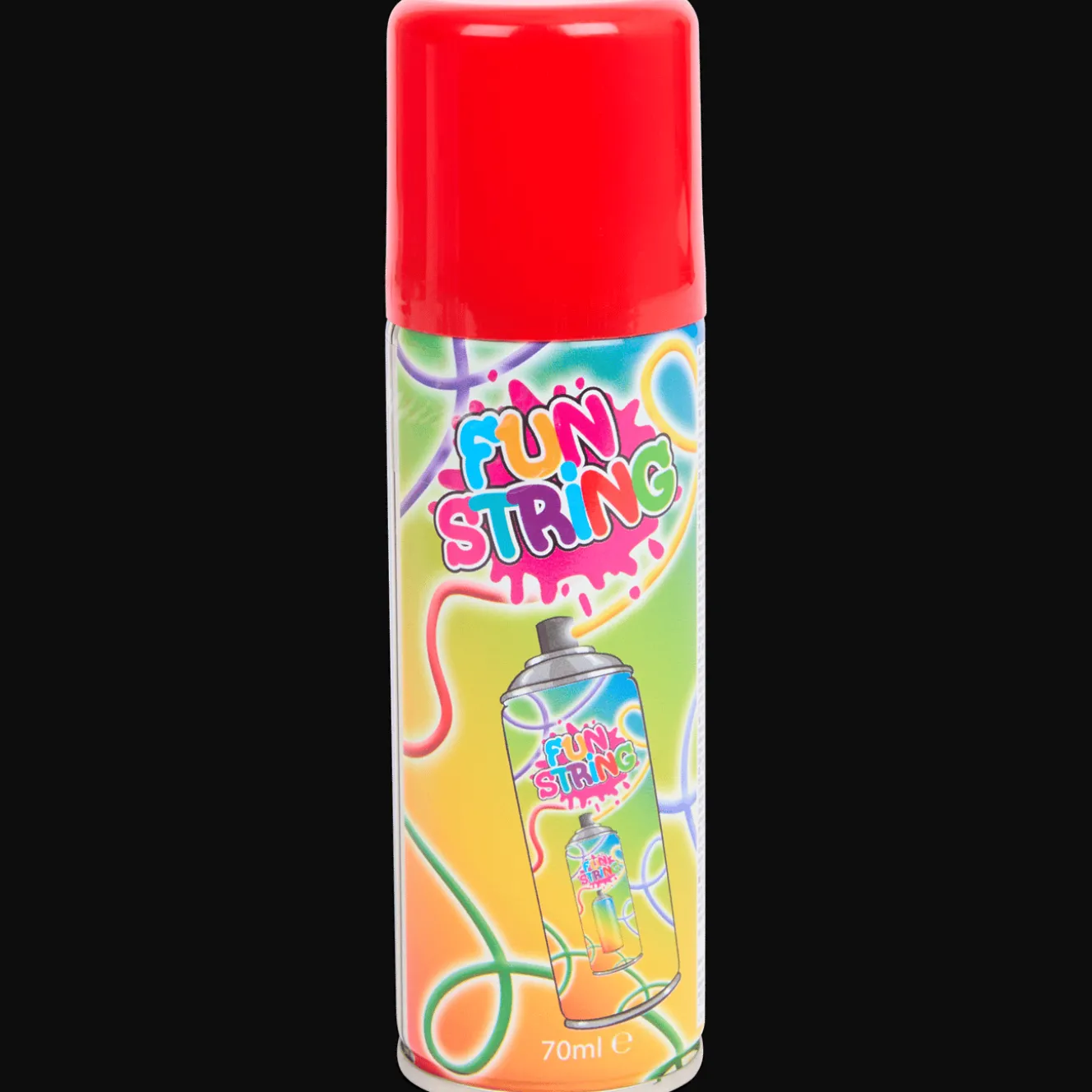 Action Make-Up|Partyartikel<Luftschlangen-Spray