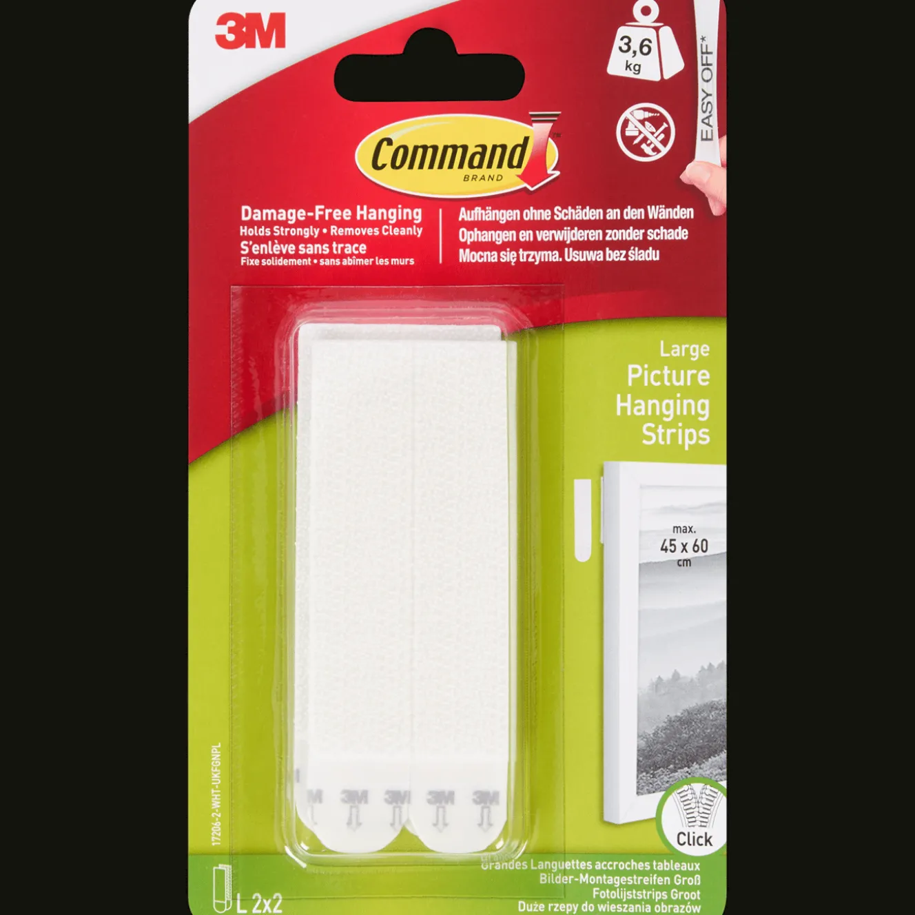 3M Werkzeug<Command Bilderrahmen-Montagestreifen XL