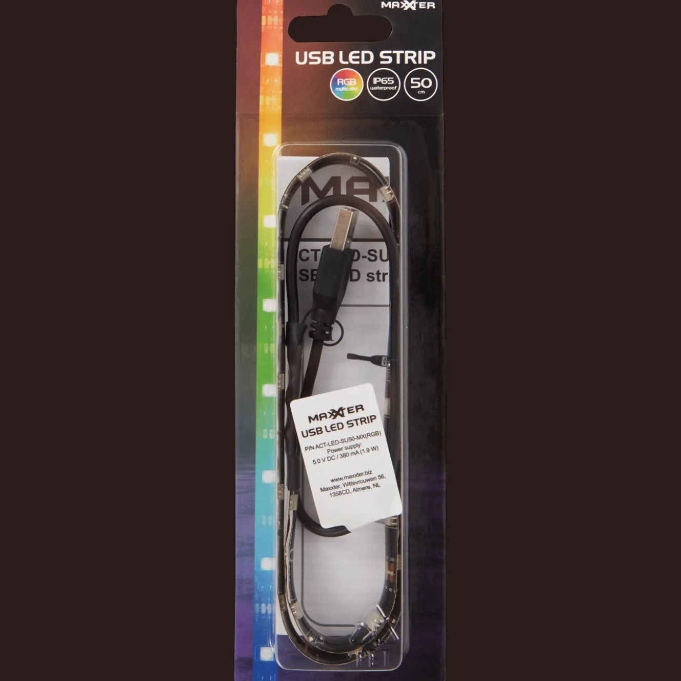 Action Beleuchtung<Maxxter USB-LED-Streifen