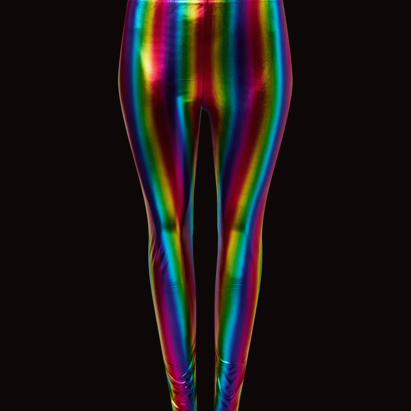 Action Kostüme<Metallic-Partyleggings